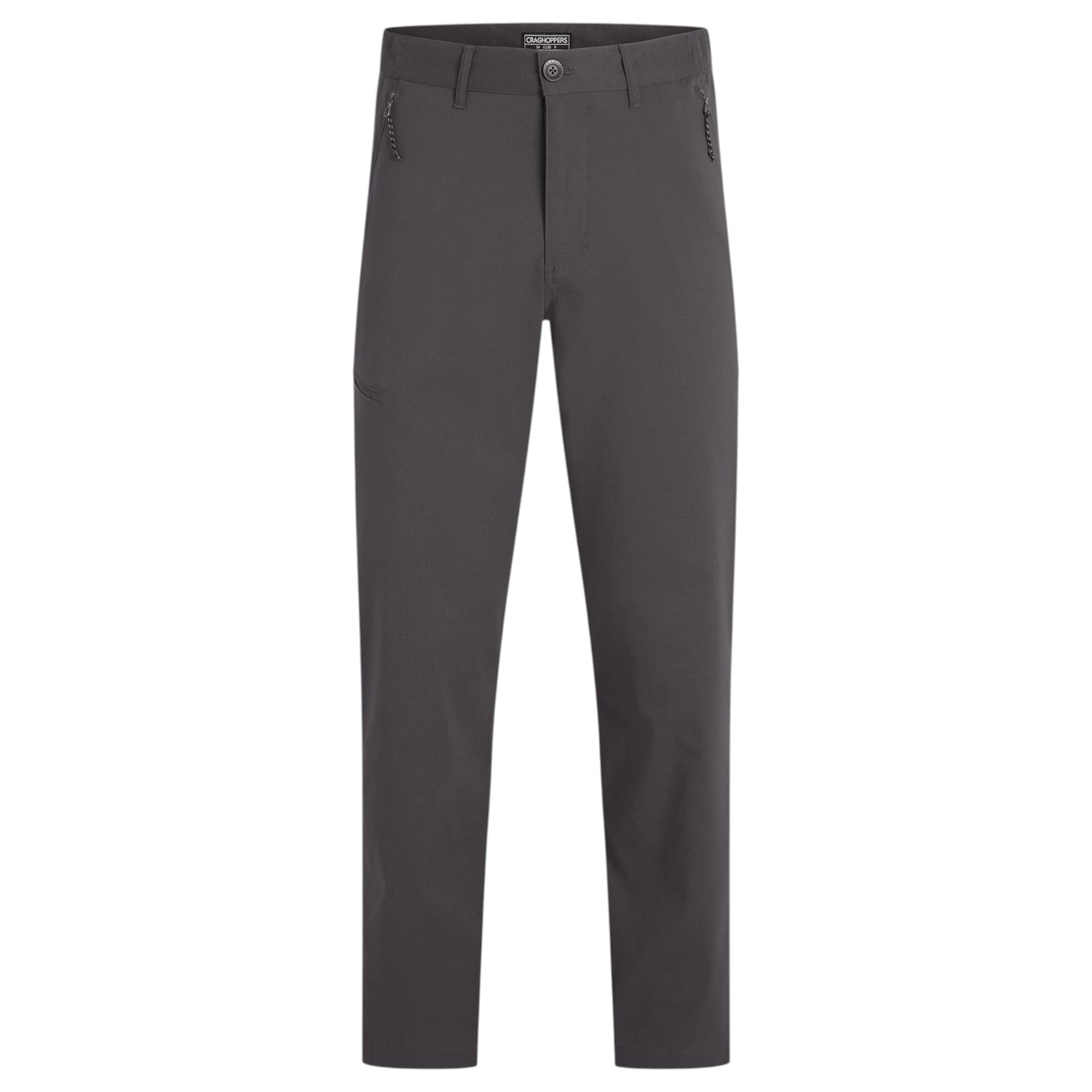 Craghoppers Men's Kiwi Pro Trousers Dark Lead / Small / Long-Dark Lead / Medium / Long-Dark Lead / Large / Long-Dark Lead / X-Large / Long-Dark Lead / XX-Large / Long #- 53 Degrees North 