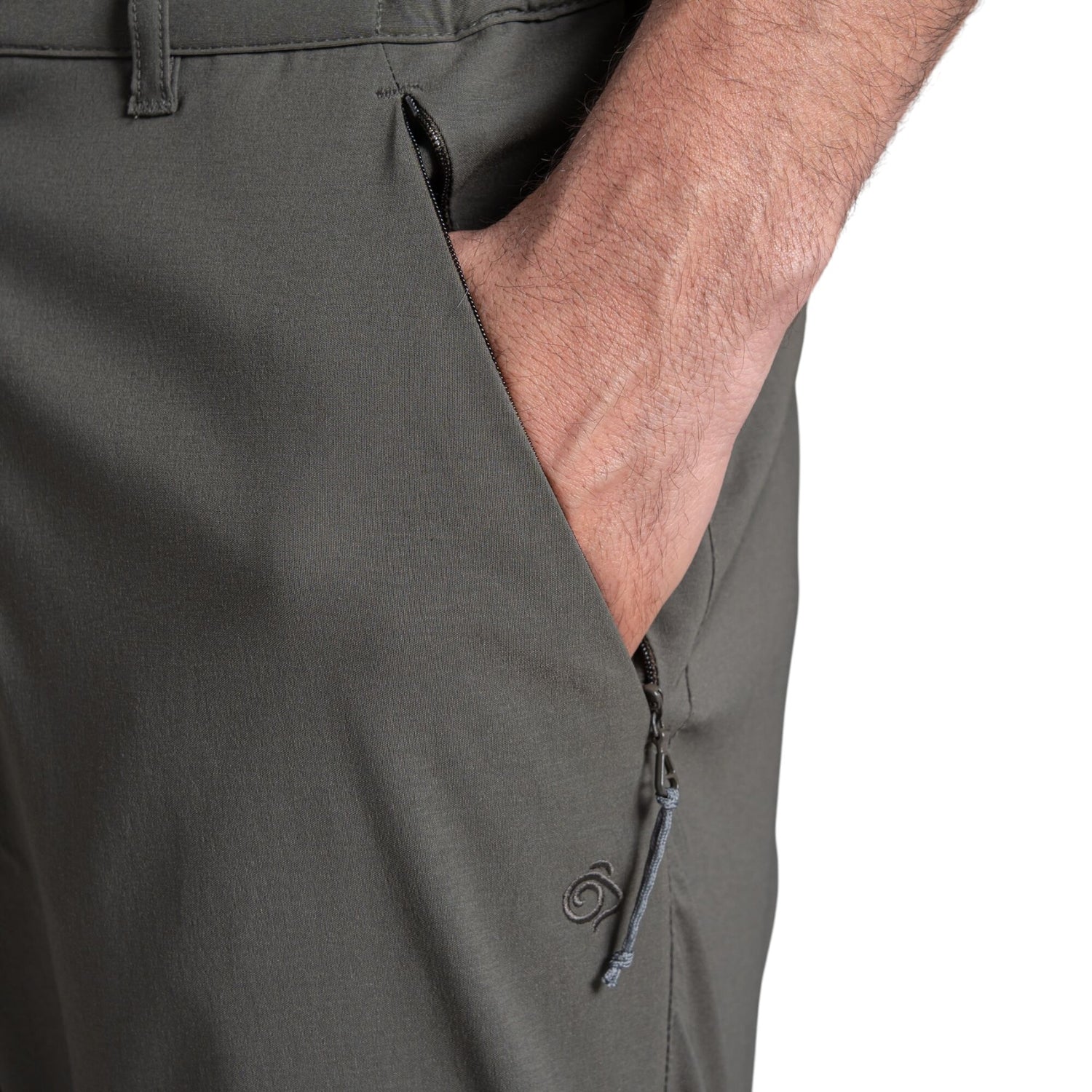 Craghoppers Men's Kiwi Pro Trousers Dark Lead / Small / Long-Dark Lead / Medium / Long-Dark Lead / Large / Long-Dark Lead / X-Large / Long-Dark Lead / XX-Large / Long #- 53 Degrees North 