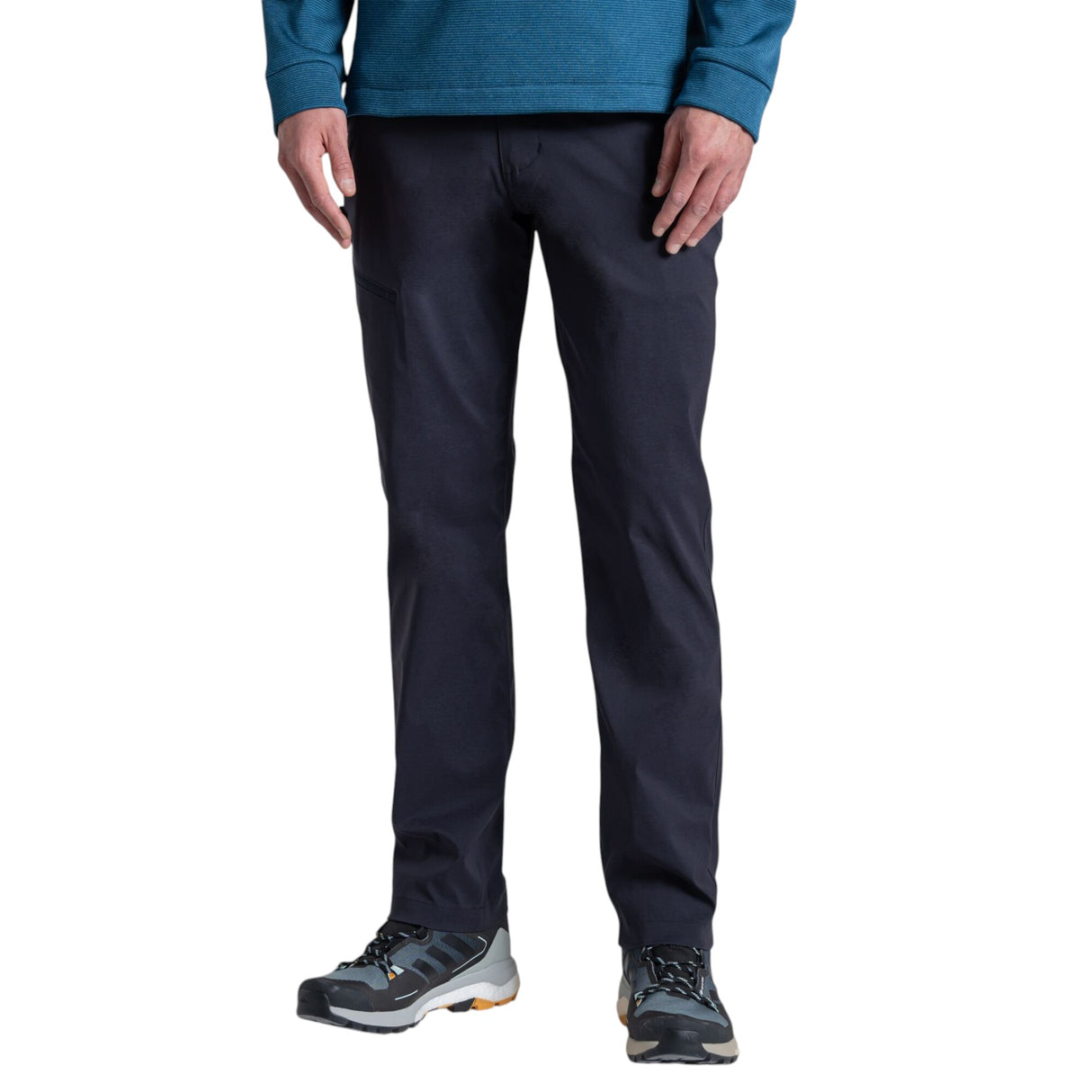 Craghoppers Men's Kiwi Pro Trousers Dark Lead / Small / Long-Dark Lead / Medium / Long-Dark Lead / Large / Long-Dark Lead / X-Large / Long-Dark Lead / XX-Large / Long #- 53 Degrees North 