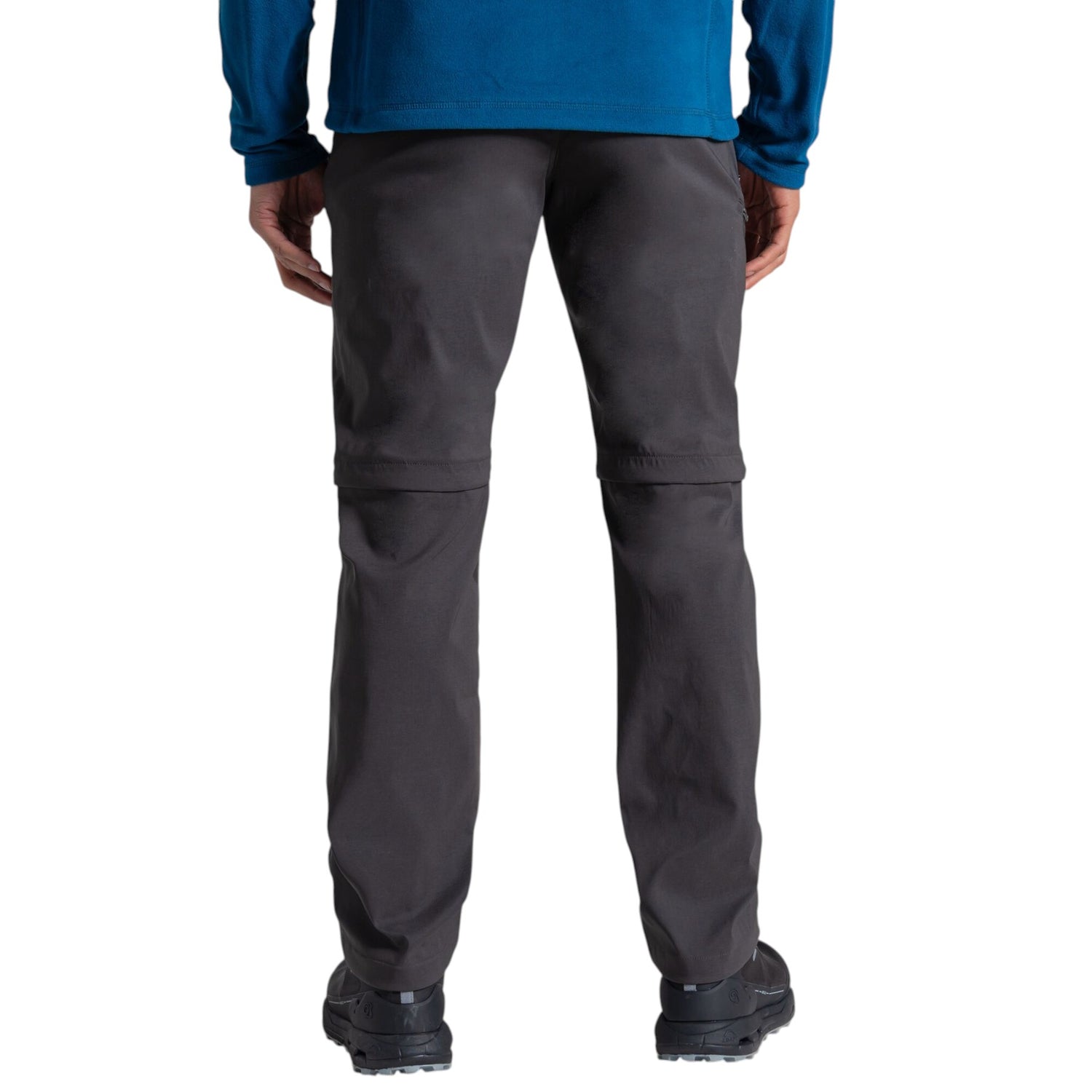 Craghoppers Men's Kiwi Pro Convertible Trousers Dark Lead / Small / Regular-Dark Lead / Medium / Regular-Dark Lead / Large / Regular-Dark Lead / X-Large / Regular-Dark Lead / XX-Large / Regular #- 53 Degrees North 