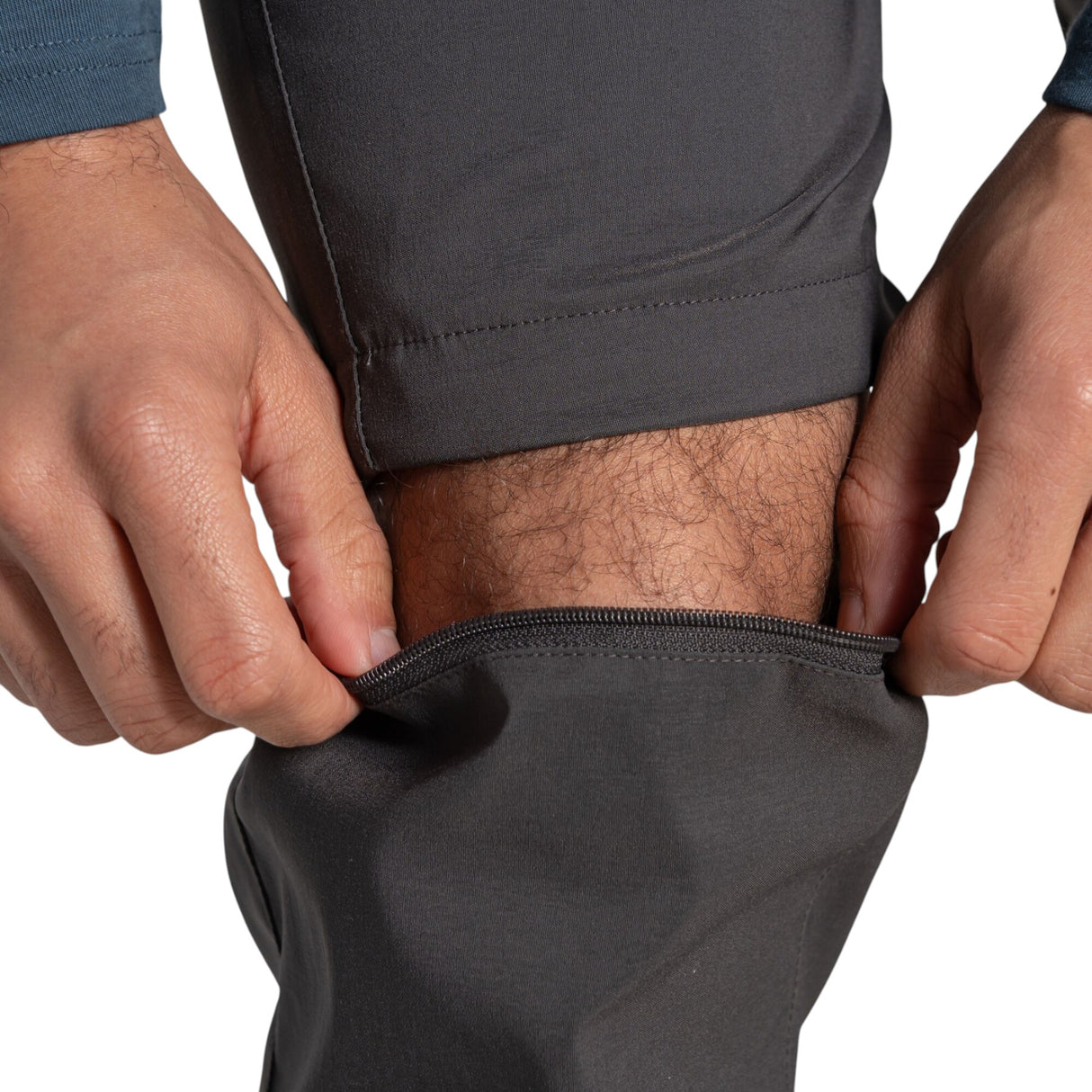 Craghoppers Men's Kiwi Pro Convertible Trousers Dark Lead / Small / Regular-Dark Lead / Medium / Regular-Dark Lead / Large / Regular-Dark Lead / X-Large / Regular-Dark Lead / XX-Large / Regular #- 53 Degrees North 