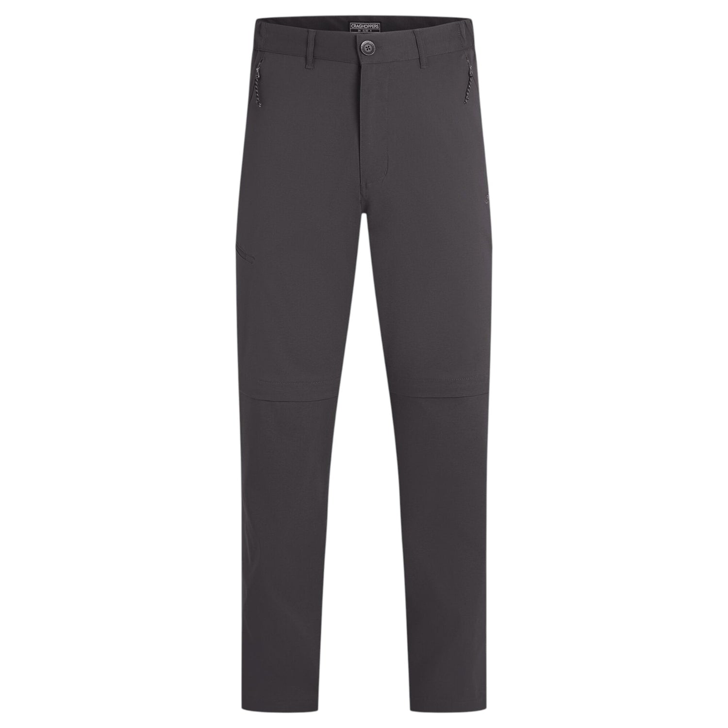 Craghoppers Men's Kiwi Pro Convertible Trousers Dark Lead / Small / Regular-Dark Lead / Medium / Regular-Dark Lead / Large / Regular-Dark Lead / X-Large / Regular-Dark Lead / XX-Large / Regular #- 53 Degrees North 