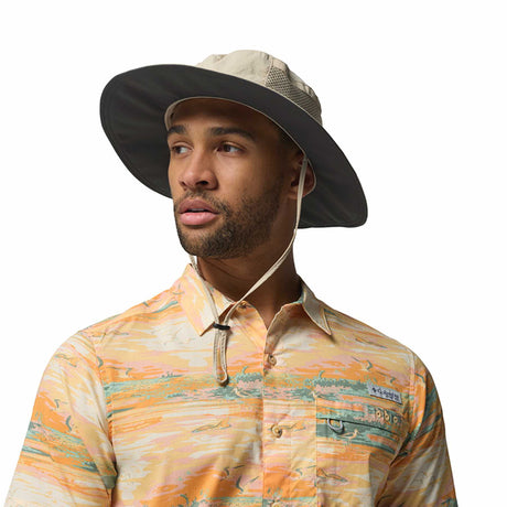 Columbia Bora Bora Booney Sun Hat Fossil-Sage-Collegiate Navy-Shale Purple #- 53 Degrees North 