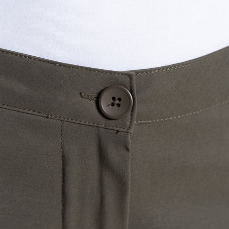 Craghoppers Women's Kiwi Pro II Trousers Mid Khaki / X-Small / Short-Mid Khaki / X-Small / Regular-Mid Khaki / Small / Short-Mid Khaki / Small / Regular-Mid Khaki / Medium / Short #- 53 Degrees North 