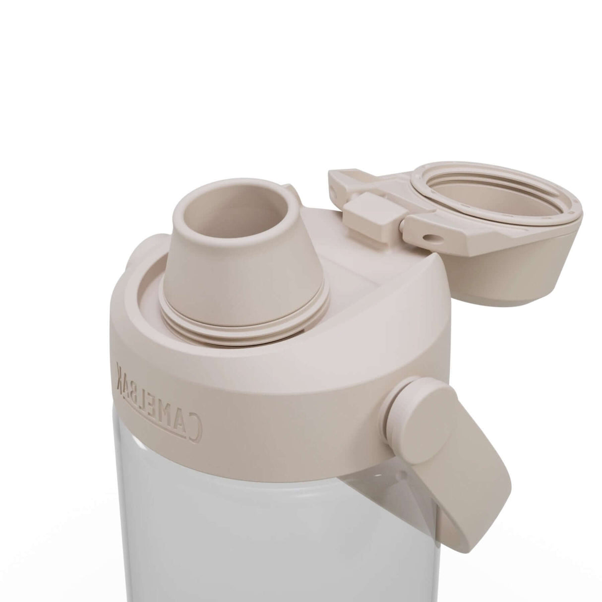 Camelbak Thrive Chug 600ml Water Bottle Clear-Charcoal-Cove - 53 Degrees North 