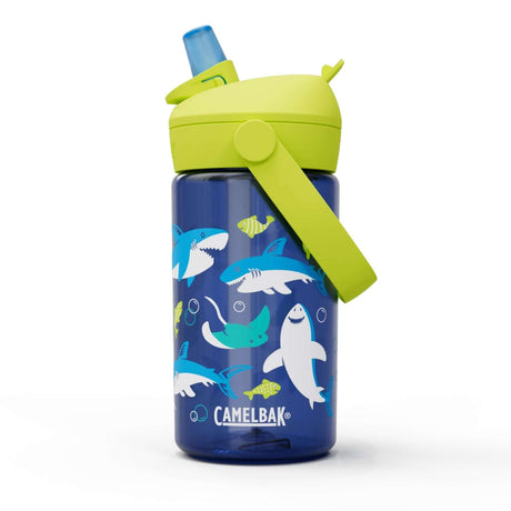 Camelbak Thrive Flip Straw Kids 400ml Water Bottle Sharks and Rays-Rainbow Floral-Clear - 53 Degrees North 