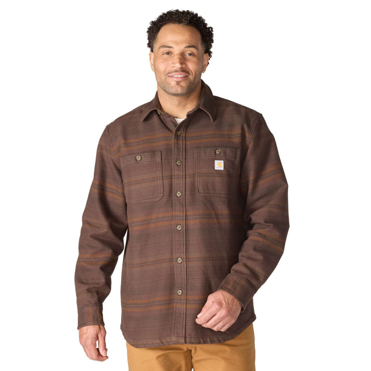 Men's Everett Loose Long Sleeve Plaid Shirt