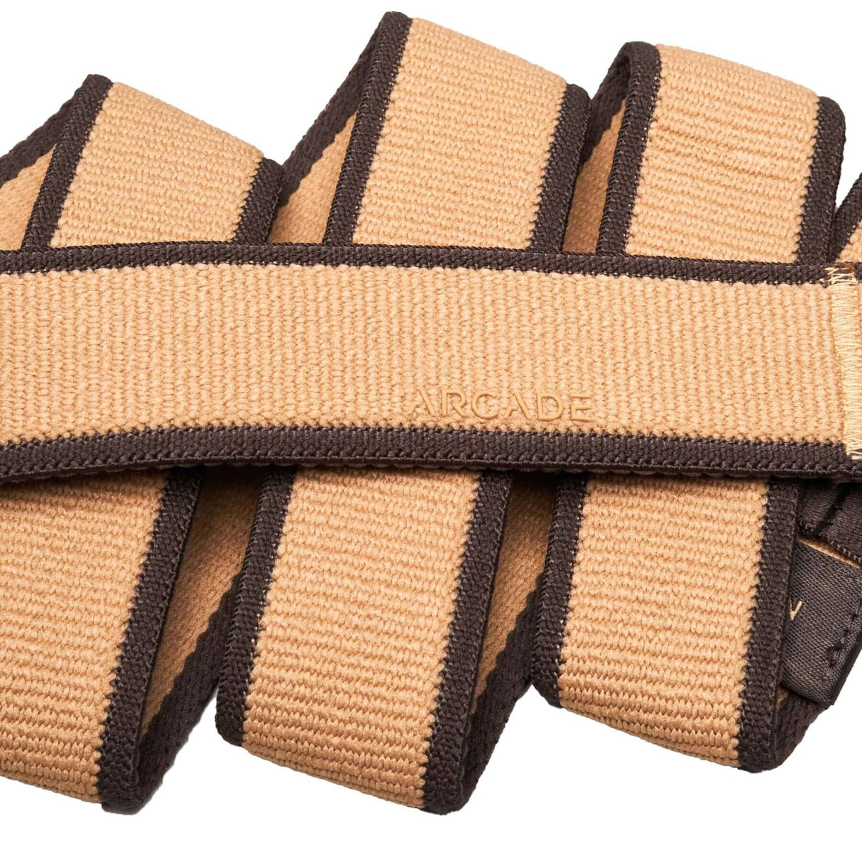 Arcade Carto Slim Belt Sand/Med Brown #- 53 Degrees North 