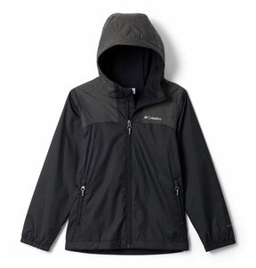 Columbia Boys' Rainy Trails Waterproof Fleece Lined Jacket Black / Age 4-5-Black / Age 6-7-Black / Age 8-9-Black / Age 10-12-Black / Age 14-16 - 53 Degrees North 