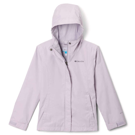 Columbia Girls' Arcadia II Waterproof Jacket Lavender Pearl / Age 4-5-Lavender Pearl / Age 6-7-Lavender Pearl / Age 8-9-Lavender Pearl / Age 10-12-Lavender Pearl / Age 14-16 - 53 Degrees North 