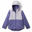 Columbia Girls' Rainy Trails III Fleece Lined Jacket Stormwatch/Lavender Pearl / Age 4-5-Stormwatch/Lavender Pearl / Age 6-7-Stormwatch/Lavender Pearl / Age 8-9-Stormwatch/Lavender Pearl / Age 10-12-Stormwatch/Lavender Pearl / Age 14-16 - 53 Degrees North 