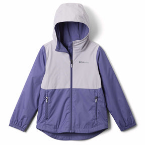 Columbia Girls' Rainy Trails III Fleece Lined Jacket Stormwatch/Lavender Pearl / Age 4-5-Stormwatch/Lavender Pearl / Age 6-7-Stormwatch/Lavender Pearl / Age 8-9-Stormwatch/Lavender Pearl / Age 10-12-Stormwatch/Lavender Pearl / Age 14-16 - 53 Degrees North 