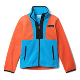 Columbia Kids' Back Bowl II Full Zip Fleece Jacket Black/Collegiate Navy / Age 4-5-Black/Collegiate Navy / Age 6-7-Black/Collegiate Navy / Age 8-9-Black/Collegiate Navy / Age 10-12-Black/Collegiate Navy / Age 14-16 - 53 Degrees North 