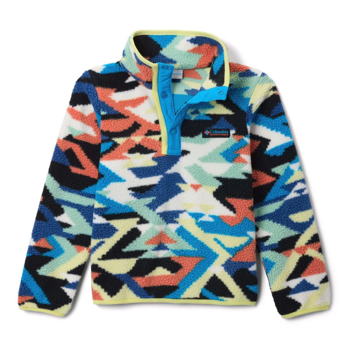 Columbia Kids' Helvetia II Printed Half Snap Fleece Collegiate Navy Dreaming / Age 4-5-Collegiate Navy Dreaming / Age 6-7-Collegiate Navy Dreaming / Age 8-9-Collegiate Navy Dreaming / Age 10-12-Collegiate Navy Dreaming / Age 14-16 - 53 Degrees North 