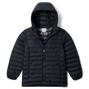 Columbia Kids' Powder Lite II Hooded Jacket Black / Age 4-5-Black / Age 6-7-Black / Age 8-9-Black / Age 10-12-Black / Age 14-16 - 53 Degrees North 