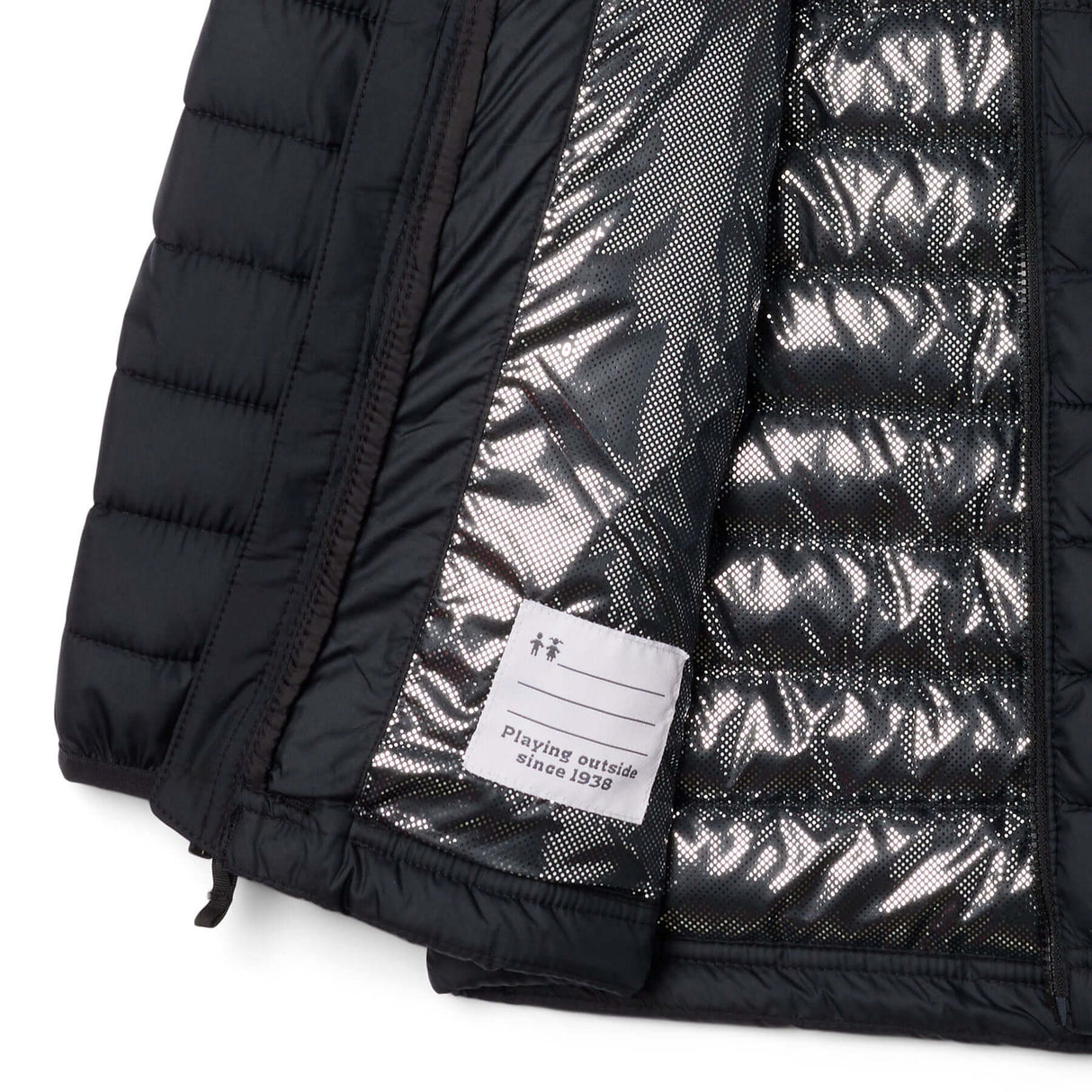 Columbia Kids' Powder Lite II Hooded Jacket Black / Age 4-5-Black / Age 6-7-Black / Age 8-9-Black / Age 10-12-Black / Age 14-16 - 53 Degrees North 