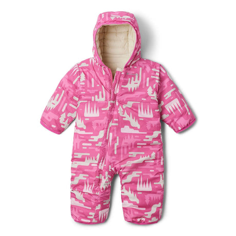 Columbia Kids' Powder Lite II Reversible Bunting Satin Pink/Chalk/Pink Ice / 3-6 Months-Satin Pink/Chalk/Pink Ice / 6-12 Months-Satin Pink/Chalk/Pink Ice / 12-18 Months-Satin Pink/Chalk/Pink Ice / 18-24 Months-Coll navy/Rain Forest/ Mountain Blue / 3-6 Months - 53 Degrees North 