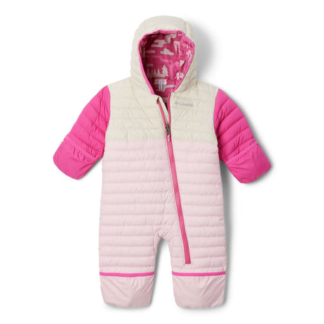 Columbia Kids' Powder Lite II Reversible Bunting Satin Pink/Chalk/Pink Ice / 3-6 Months-Satin Pink/Chalk/Pink Ice / 6-12 Months-Satin Pink/Chalk/Pink Ice / 12-18 Months-Satin Pink/Chalk/Pink Ice / 18-24 Months-Coll navy/Rain Forest/ Mountain Blue / 3-6 Months - 53 Degrees North 