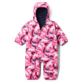 Columbia Kids' Powder Lite II Reversible Bunting Satin Pink/Chalk/Pink Ice / 3-6 Months-Satin Pink/Chalk/Pink Ice / 6-12 Months-Satin Pink/Chalk/Pink Ice / 12-18 Months-Satin Pink/Chalk/Pink Ice / 18-24 Months-Coll navy/Rain Forest/ Mountain Blue / 3-6 Months - 53 Degrees North 