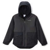 Columbia Kids' Rainy Trails II Fleece Lined Jacket Black / Age 4-5-Black / Age 6-7-Black / Age 8-9-Black / Age 10-12-Black / Age 14-16 - 53 Degrees North 
