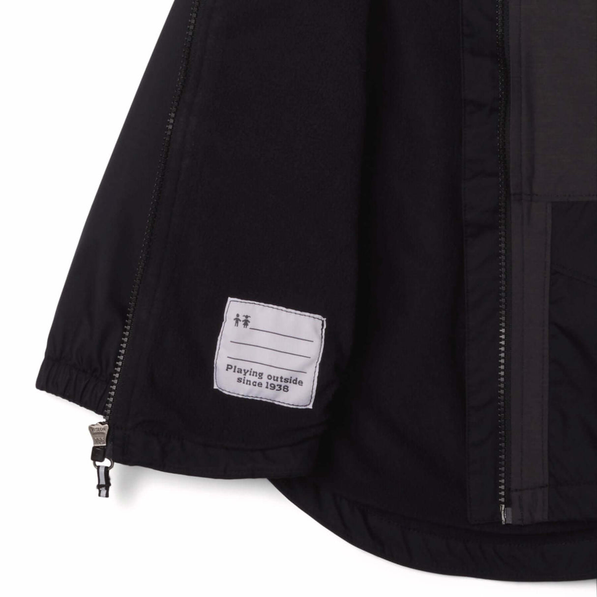 Columbia Kids' Rainy Trails II Fleece Lined Jacket Black / Age 4-5-Black / Age 6-7-Black / Age 8-9-Black / Age 10-12-Black / Age 14-16 - 53 Degrees North 