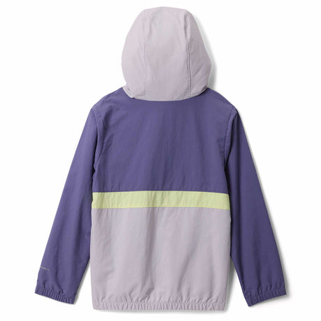 Columbia Kids' Spire Valley Windbreaker Stormwatch/Lavender Pearl/Citron Haze / Age 4-5-Stormwatch/Lavender Pearl/Citron Haze / Age 6-7-Stormwatch/Lavender Pearl/Citron Haze / Age 8-9-Stormwatch/Lavender Pearl/Citron Haze / Age 10-12-Stormwatch/Lavender Pearl/Citron Haze / Age 14-16 - 53 Degrees North 