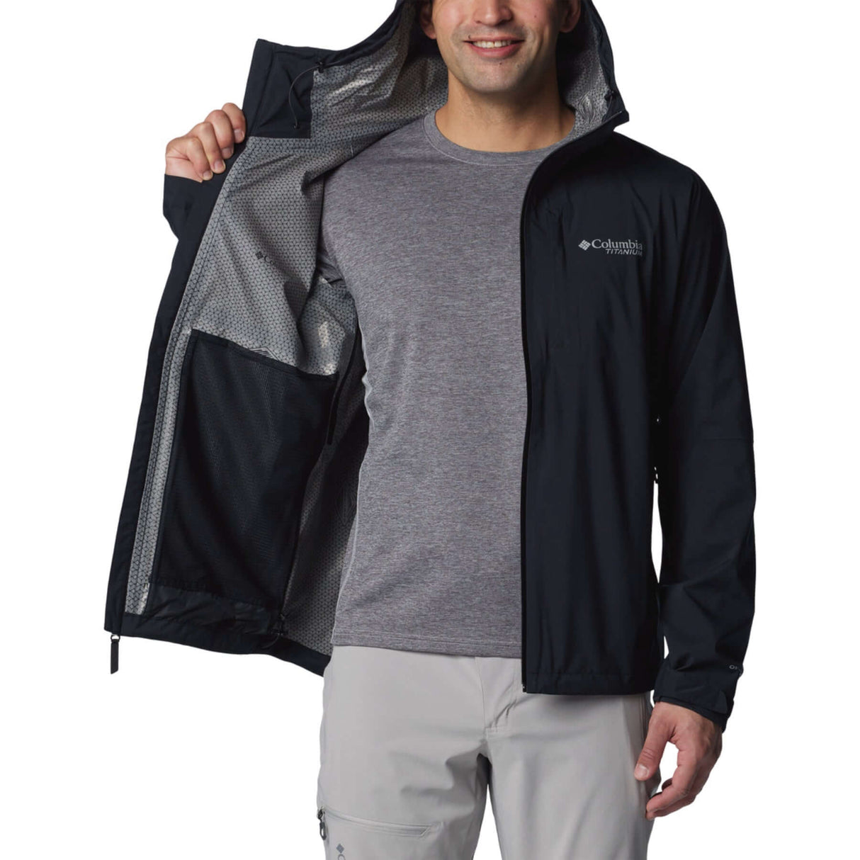 Columbia Men's Ampli-Dry II Shell Jacket Mountain Blue / Small-Mountain Blue / Medium-Mountain Blue / Large-Mountain Blue / X-Large-Mountain Blue / XX-Large - 53 Degrees North 