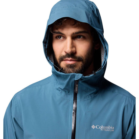 Columbia Men's Ampli-Dry II Waterproof Hiking Shell Jacket Everblue / Small-Everblue / Medium-Everblue / Large-Everblue / X-Large-Everblue / XX-Large - 53 Degrees North 