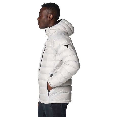 Columbia Men's Arctic Crest Down Hooded Jacket Nimbus Grey / Small-Nimbus Grey / Medium-Nimbus Grey / Large-Nimbus Grey / X-Large-Mountain Blue / Small - 53 Degrees North 