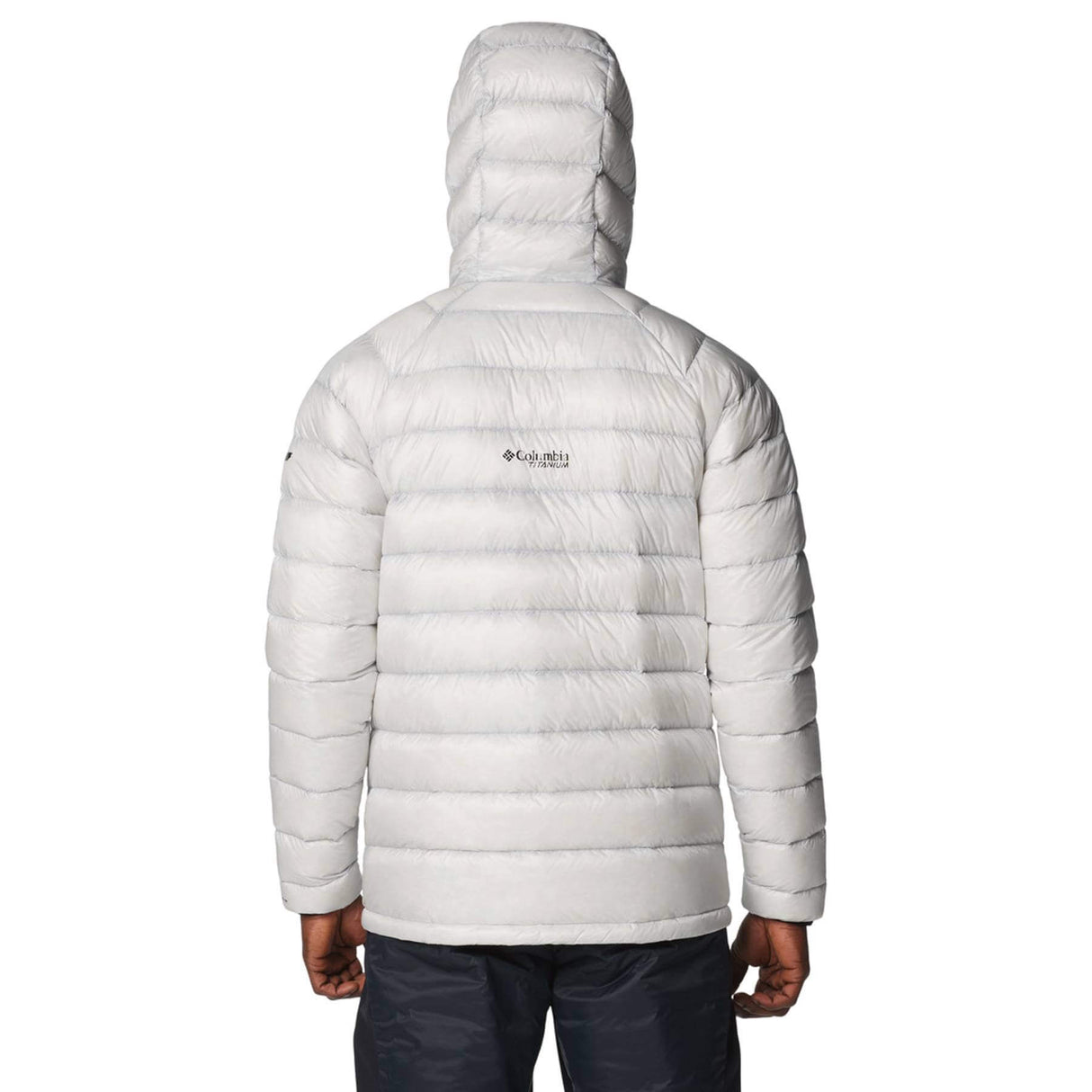 Columbia Men's Arctic Crest Down Hooded Jacket Nimbus Grey / Small-Nimbus Grey / Medium-Nimbus Grey / Large-Nimbus Grey / X-Large-Mountain Blue / Small - 53 Degrees North 