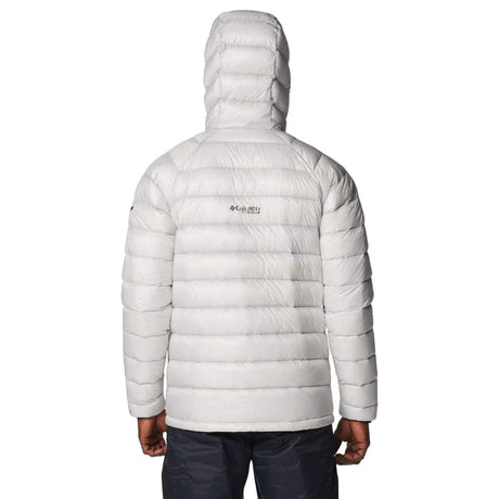 Columbia Men's Arctic Crest Down Hooded Jacket Nimbus Grey / Small-Nimbus Grey / Medium-Nimbus Grey / Large-Nimbus Grey / X-Large-Mountain Blue / Small - 53 Degrees North 