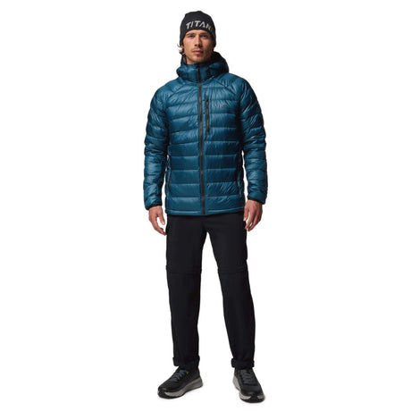Columbia Men's Arctic Crest Down Hooded Jacket Nimbus Grey / Small-Nimbus Grey / Medium-Nimbus Grey / Large-Nimbus Grey / X-Large-Mountain Blue / Small - 53 Degrees North 