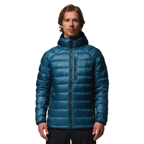 Columbia Men's Arctic Crest Down Hooded Jacket Nimbus Grey / Small-Nimbus Grey / Medium-Nimbus Grey / Large-Nimbus Grey / X-Large-Mountain Blue / Small - 53 Degrees North 
