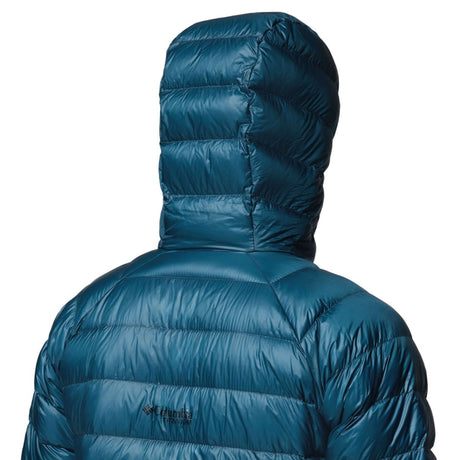 Columbia Men's Arctic Crest Down Hooded Jacket Nimbus Grey / Small-Nimbus Grey / Medium-Nimbus Grey / Large-Nimbus Grey / X-Large-Mountain Blue / Small - 53 Degrees North 