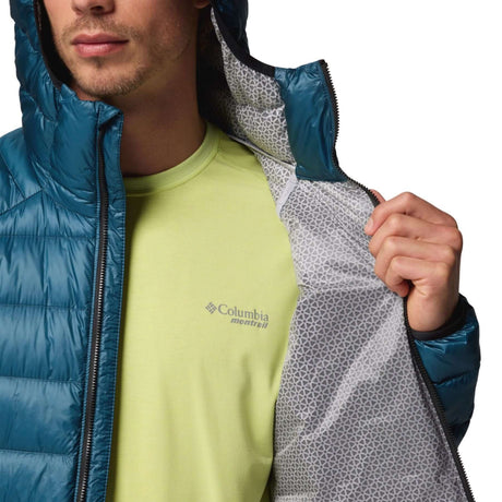 Columbia Men's Arctic Crest Down Hooded Jacket Nimbus Grey / Small-Nimbus Grey / Medium-Nimbus Grey / Large-Nimbus Grey / X-Large-Mountain Blue / Small - 53 Degrees North 