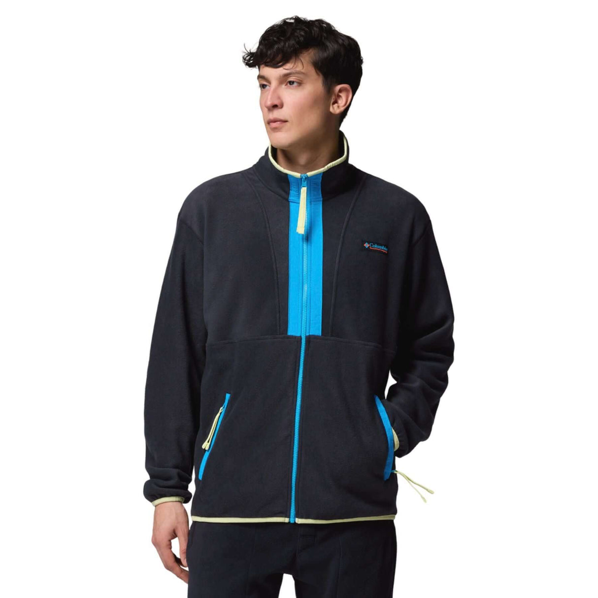 Columbia Men's Backbowl II Full Zip Fleece Chalk/Black / Small-Chalk/Black / Medium-Chalk/Black / Large-Chalk/Black / X-Large-Chalk/Black / XX-Large - 53 Degrees North 