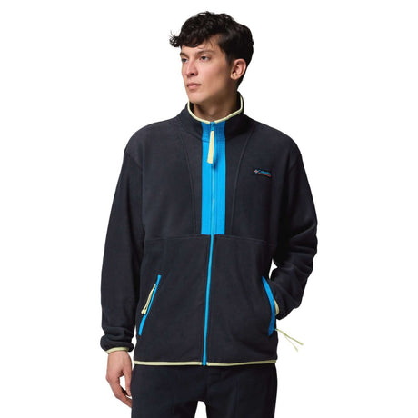 Columbia Men's Backbowl II Full Zip Fleece Chalk/Black / Small-Chalk/Black / Medium-Chalk/Black / Large-Chalk/Black / X-Large-Chalk/Black / XX-Large - 53 Degrees North 