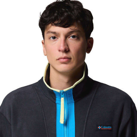 Columbia Men's Backbowl II Full Zip Fleece Chalk/Black / Small-Chalk/Black / Medium-Chalk/Black / Large-Chalk/Black / X-Large-Chalk/Black / XX-Large - 53 Degrees North 