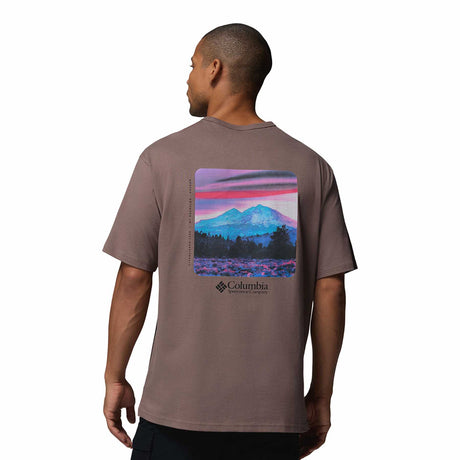 Columbia Men's CSC Heavyweight Back Graphic T-Shirt White/Photoreal CMYK / Small-White/Photoreal CMYK / Medium-White/Photoreal CMYK / Large-White/Photoreal CMYK / X-Large-White/Photoreal CMYK / XX-Large - 53 Degrees North 