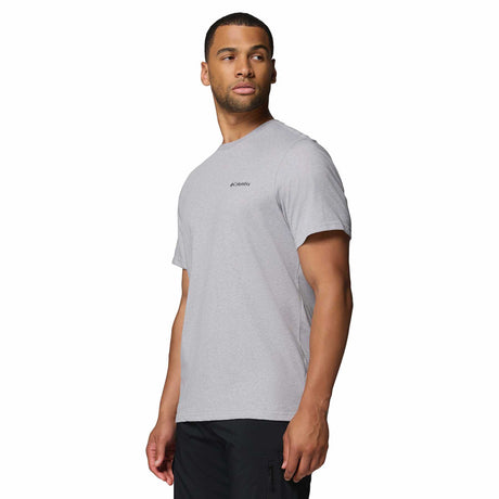 Columbia Men's CSC Outdoor Back Graphic T-Shirt Collegiate Navy/Sunscape / Small-Collegiate Navy/Sunscape / Medium-Collegiate Navy/Sunscape / Large-Collegiate Navy/Sunscape / X-Large-Collegiate Navy/Sunscape / XX-Large - 53 Degrees North 