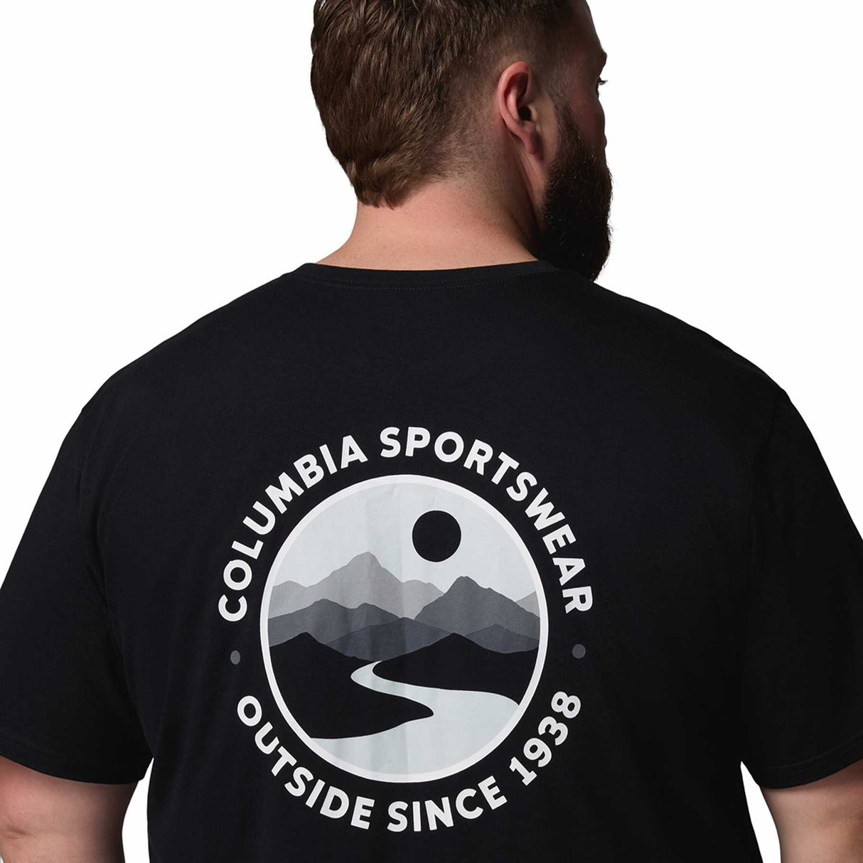 Columbia Men's CSC Outdoor Back Graphic T-Shirt Collegiate Navy/Sunscape / Small-Collegiate Navy/Sunscape / Medium-Collegiate Navy/Sunscape / Large-Collegiate Navy/Sunscape / X-Large-Collegiate Navy/Sunscape / XX-Large - 53 Degrees North 