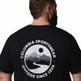 Columbia Men's CSC Outdoor Back Graphic T-Shirt Collegiate Navy/Sunscape / Small-Collegiate Navy/Sunscape / Medium-Collegiate Navy/Sunscape / Large-Collegiate Navy/Sunscape / X-Large-Collegiate Navy/Sunscape / XX-Large - 53 Degrees North 