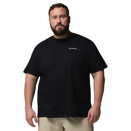 Columbia Men's CSC Outdoor Back Graphic T-Shirt Collegiate Navy/Sunscape / Small-Collegiate Navy/Sunscape / Medium-Collegiate Navy/Sunscape / Large-Collegiate Navy/Sunscape / X-Large-Collegiate Navy/Sunscape / XX-Large - 53 Degrees North 