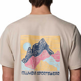 Columbia Men's CSC Outdoor Back Graphic T-Shirt Collegiate Navy/Sunscape / Small-Collegiate Navy/Sunscape / Medium-Collegiate Navy/Sunscape / Large-Collegiate Navy/Sunscape / X-Large-Collegiate Navy/Sunscape / XX-Large - 53 Degrees North 
