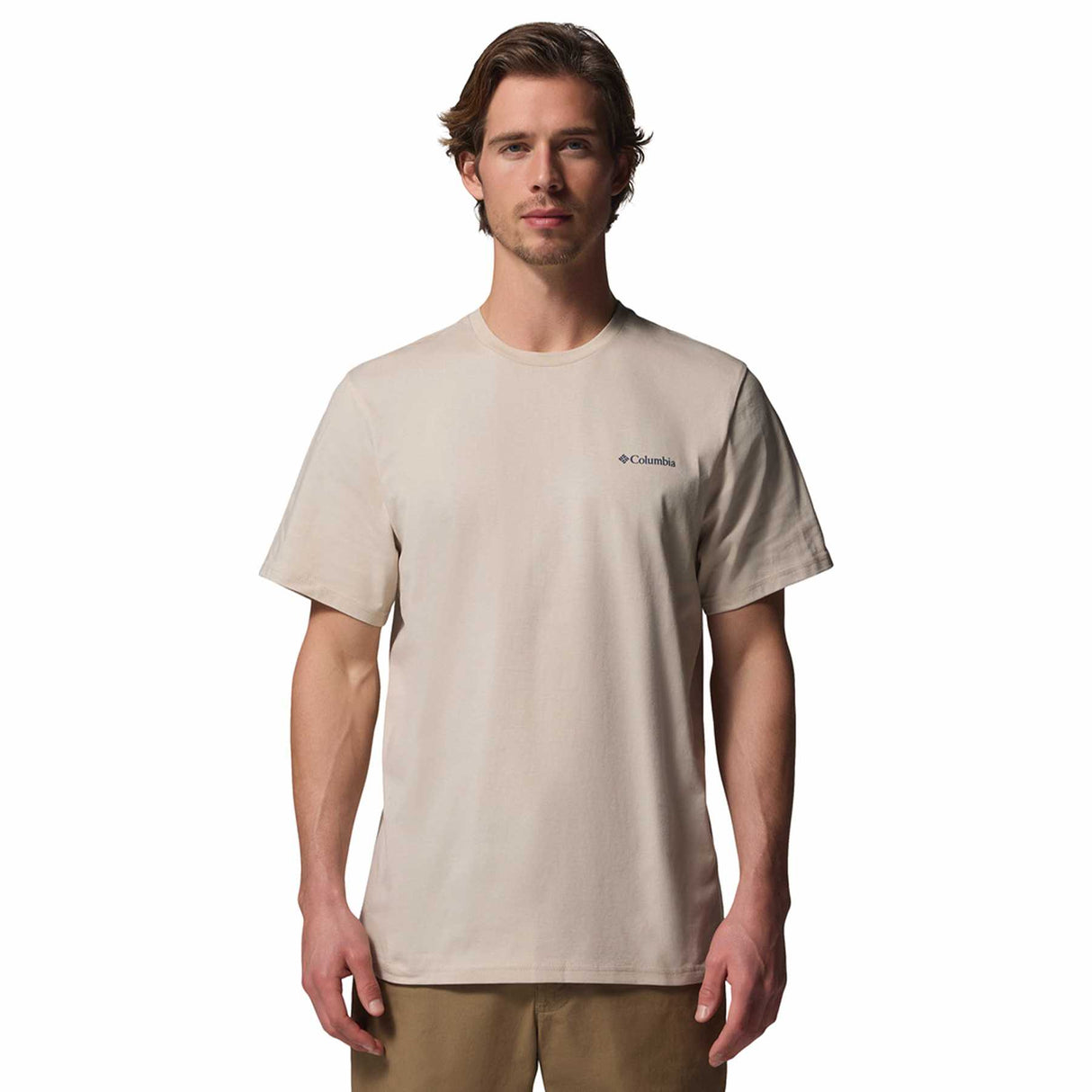 Columbia Men's CSC Outdoor Back Graphic T-Shirt Collegiate Navy/Sunscape / Small-Collegiate Navy/Sunscape / Medium-Collegiate Navy/Sunscape / Large-Collegiate Navy/Sunscape / X-Large-Collegiate Navy/Sunscape / XX-Large - 53 Degrees North 
