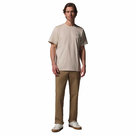 Columbia Men's CSC Outdoor Back Graphic T-Shirt Collegiate Navy/Sunscape / Small-Collegiate Navy/Sunscape / Medium-Collegiate Navy/Sunscape / Large-Collegiate Navy/Sunscape / X-Large-Collegiate Navy/Sunscape / XX-Large - 53 Degrees North 