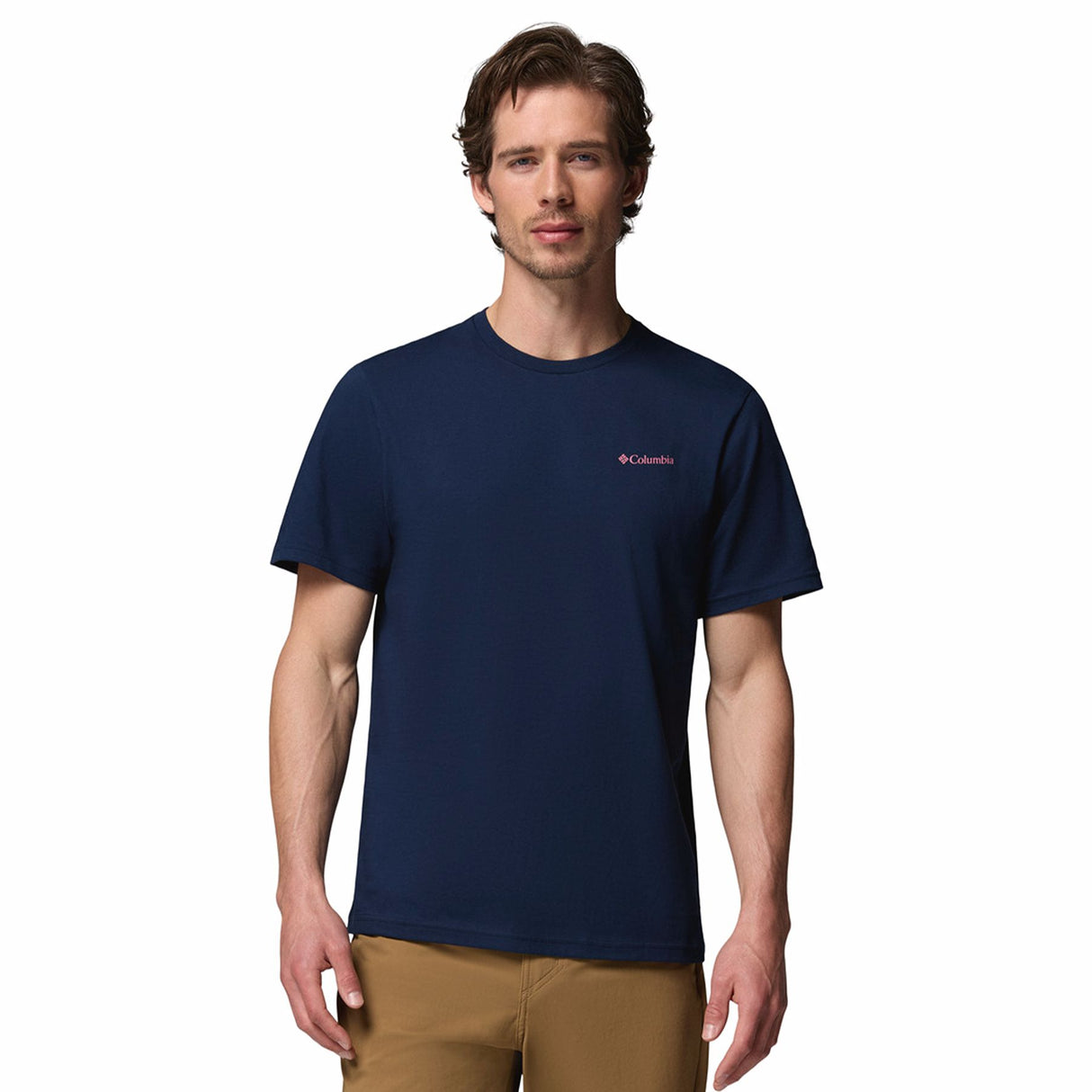 Columbia Men's CSC Outdoor Back Graphic T-Shirt Collegiate Navy/Sunscape / Small-Collegiate Navy/Sunscape / Medium-Collegiate Navy/Sunscape / Large-Collegiate Navy/Sunscape / X-Large-Collegiate Navy/Sunscape / XX-Large - 53 Degrees North 