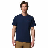 Columbia Men's CSC Outdoor Back Graphic T-Shirt Collegiate Navy/Sunscape / Small-Collegiate Navy/Sunscape / Medium-Collegiate Navy/Sunscape / Large-Collegiate Navy/Sunscape / X-Large-Collegiate Navy/Sunscape / XX-Large - 53 Degrees North 