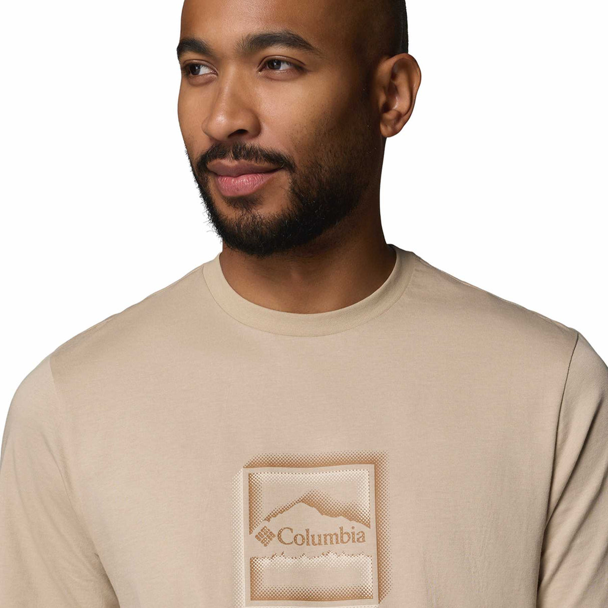 Columbia Men's CSC Seasonal Graphic Tee Collegiate Navy/Hex Woodblock Badge / Small - 53 Degrees North