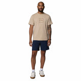Columbia Men's CSC Seasonal Graphic Tee Collegiate Navy/Hex Woodblock Badge / Small - 53 Degrees North